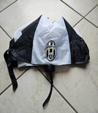ombrello mini pioggia Juventus calcio bianco nero