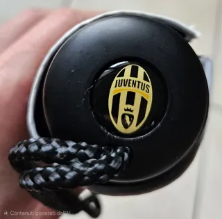 ombrello mini pioggia Juventus calcio bianco nero