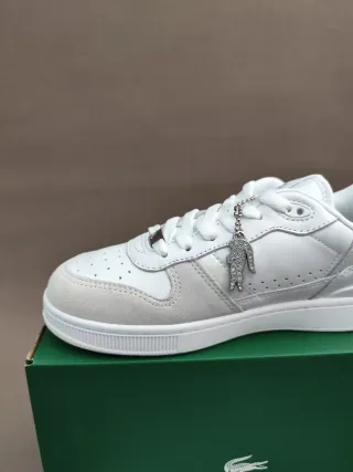 Zapatillas Lacoste Blancas y Beige