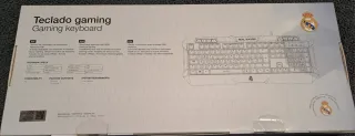 Teclado y Ratón Gaming Real Madrid