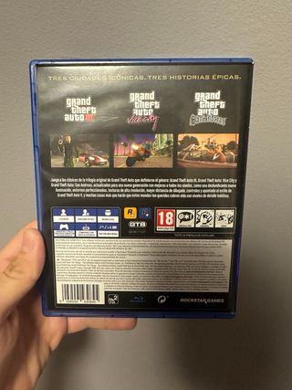 GTA The Trilogy Definitive Edition PS4