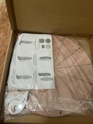 Ruleta de madera para juego