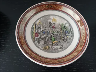 Plato Adams porcelana decorado