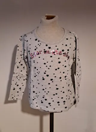 Felpa Bambina Stelle Tg. 7/8 Anni