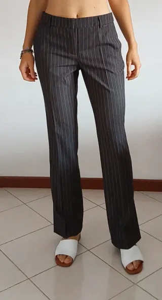 Pantaloni gessati eleganti Nenette