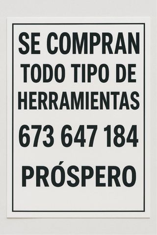 Se compran herramientas - 673 647 184
