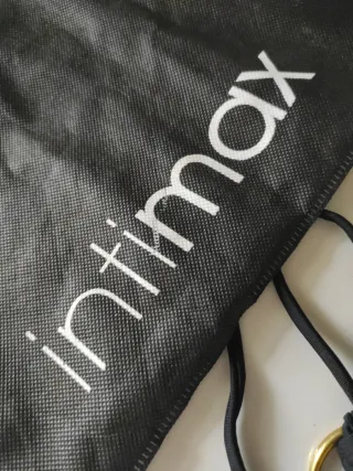 Bikini Negro con Detalles Dorados Talla L