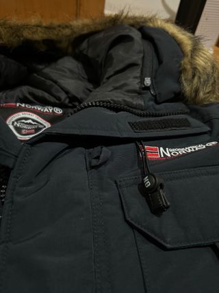 Abrigo Norway negro hombre