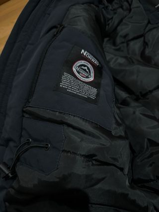 Abrigo Norway negro hombre