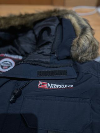 Abrigo Norway negro hombre