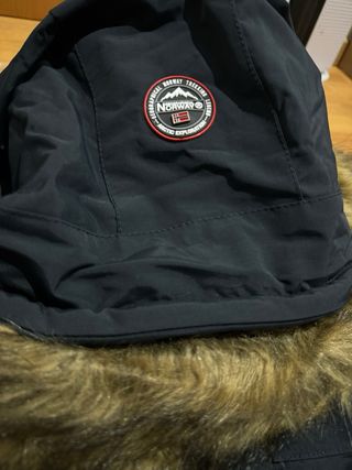 Abrigo Norway negro hombre