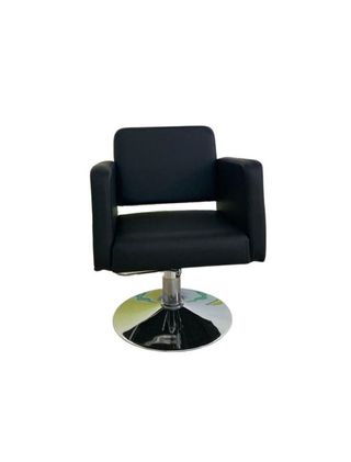 Sillón Peluquería Negro LBH-74N Base Metálica