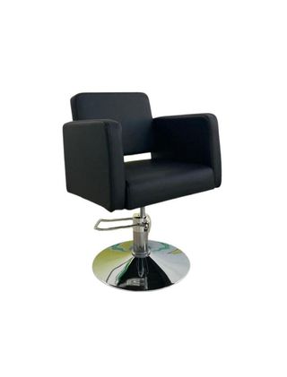 Sillón Peluquería Negro LBH-74N Base Metálica