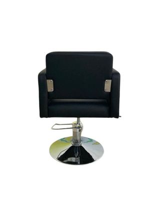 Sillón Peluquería Negro LBH-74N Base Metálica
