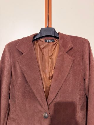 Blazer Vertigo marrone velluto a coste