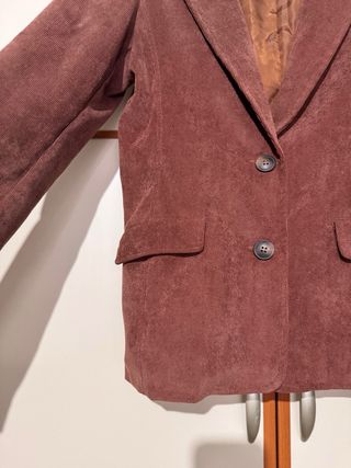 Blazer Vertigo marrone velluto a coste