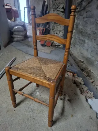 Lote sofá, sillones, sillas,mesa...