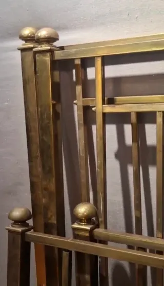 Letti singoli ottone primi '900 inglesi