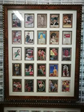 Cuadro Colección Cromos Coca-Cola