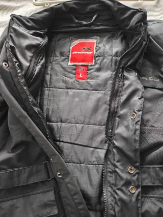 Chaqueta de moto Spyke negra