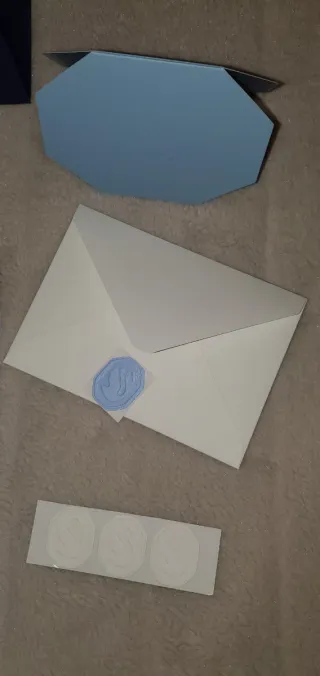 Confezione regalo collana Swarovski blu