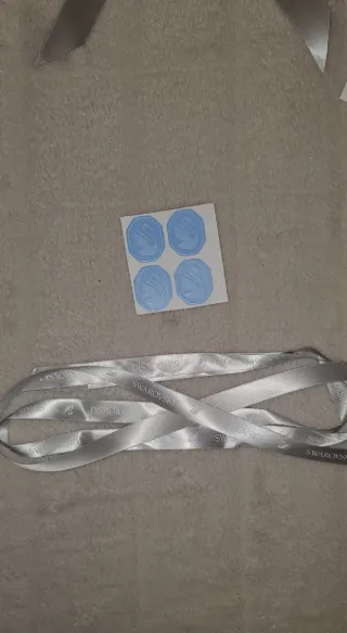 Confezione regalo collana Swarovski blu