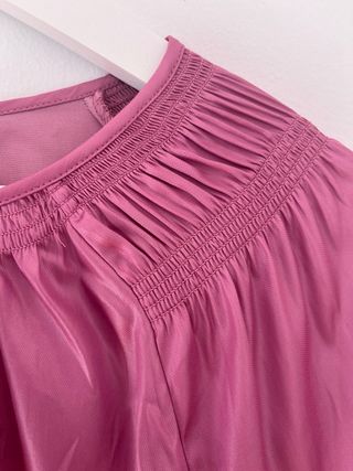 Blusa elegante Mango rosa