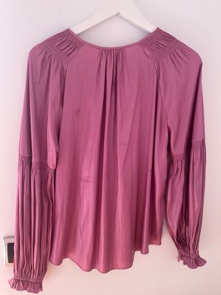 Blusa elegante Mango rosa