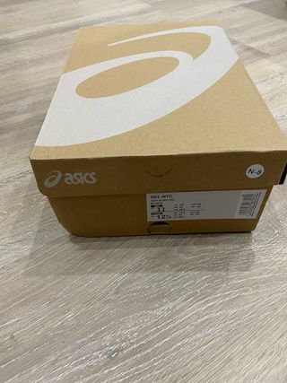 Zapatillas Asics Gel Negras y Grises