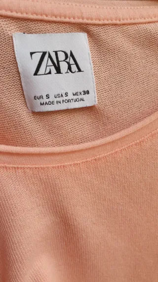 Camisetas básicas Zara unisex amarillo