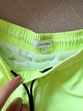 Bañador Calvin Klein Talla S Neón