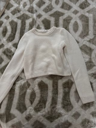 Jersey blanco de punto