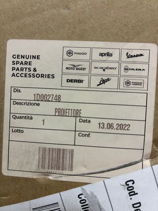 Faro Piaggio MP3 350/400/500 DRL