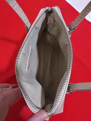 Bolso de mano Mango beige