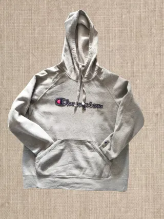 Sudadera Champion Gris Capucha Talla M