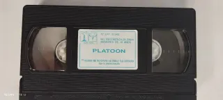 Película VHS Platoon (Guerra)