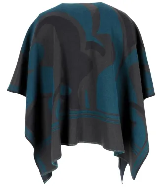 Poncho Escada Impreso Multicolor talla única