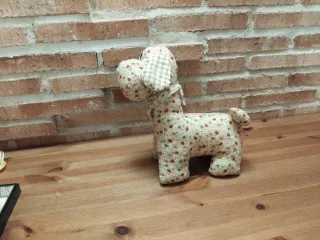 Peluche perro hecho a mano