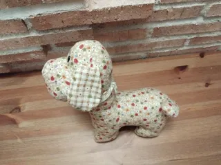 Peluche perro hecho a mano