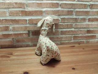 Peluche perro hecho a mano