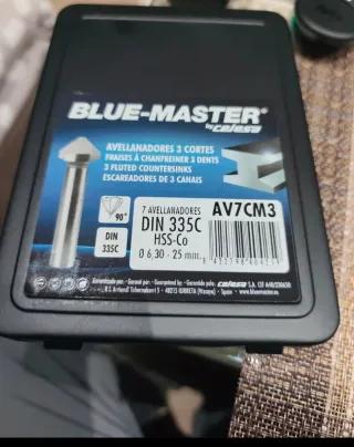 Estuche Avellanadores Metálicos