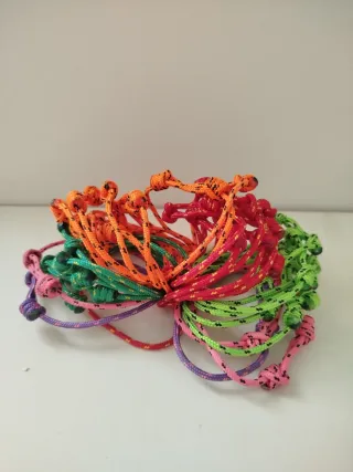 Pulsera cordino 3mm hecha a mano