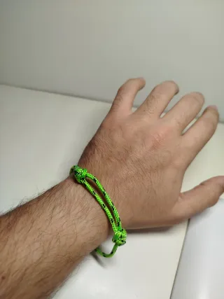 Pulsera cordino 3mm hecha a mano