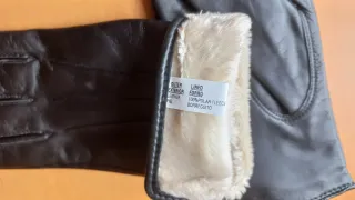 Guantes de Piel Negros