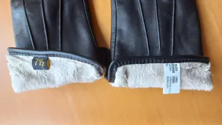 Guantes de Piel Negros
