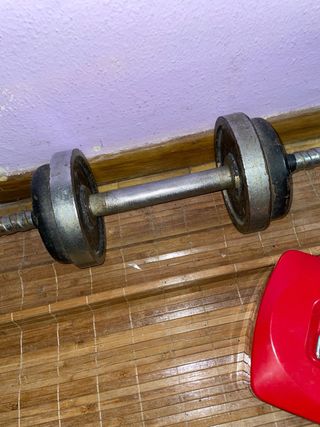 Mancuernas con discos