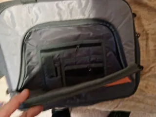 Borsa porta PC grigio/arancione