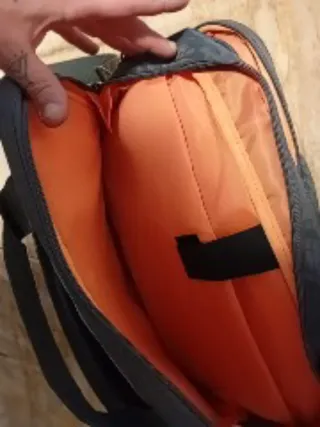 Borsa porta PC grigio/arancione