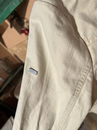 Camisa vaquera Superdry color crema. Talla EU 40