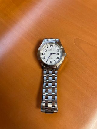 Reloj Minister Original Plata y Blanco